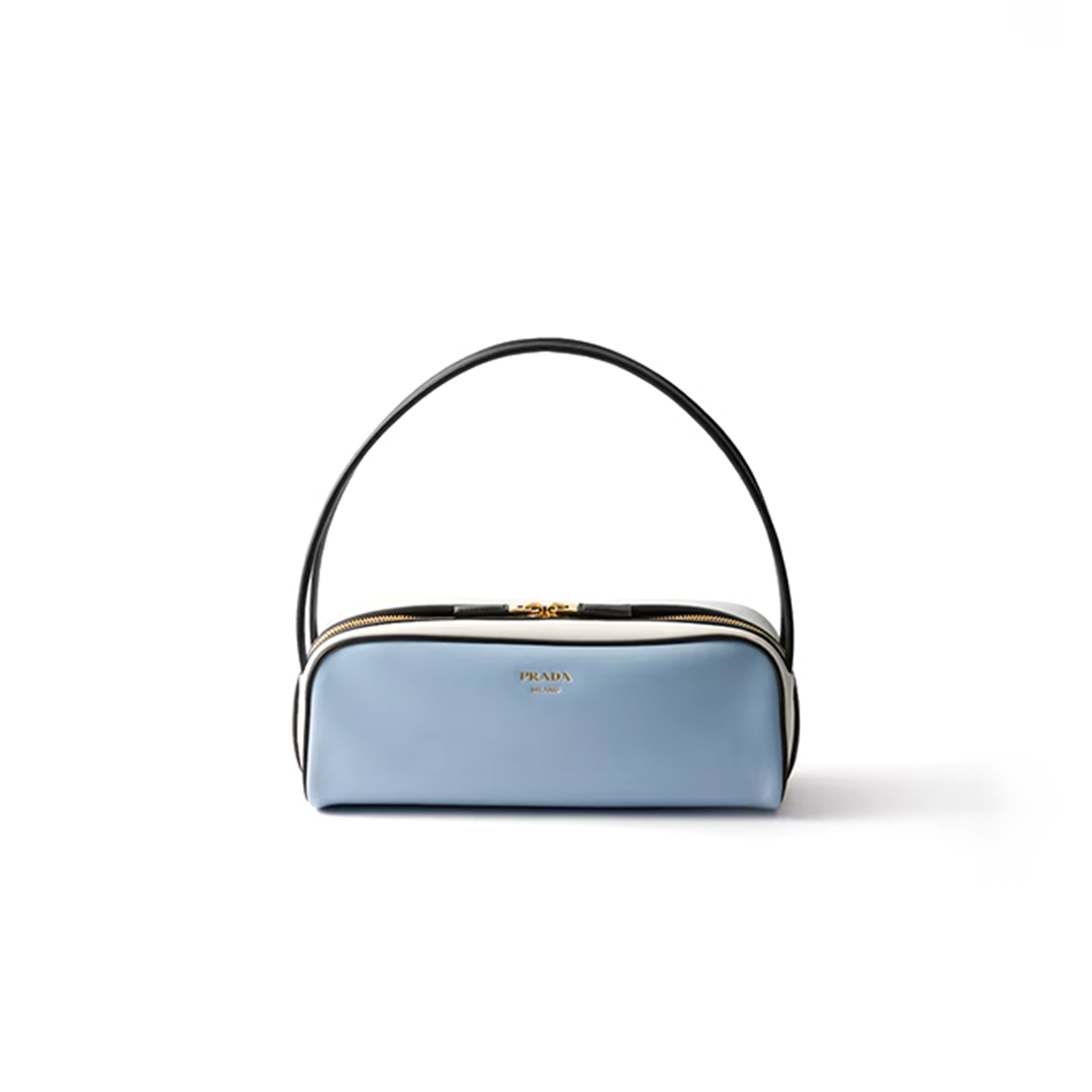 PRADA SWING SMOOTH LEATHER SHOULDER BAG 1BC249 (28*11.5*10cm)